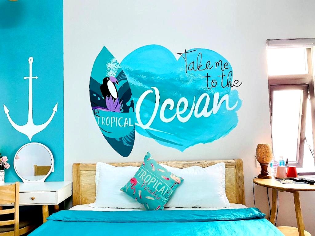 Phòng đôi tại Blossom Sea Homestay